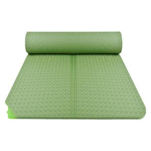 bodhi瑜伽垫健身垫男女双体位线加厚加长加宽tpe无味防滑运动垫子