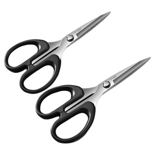 十八子作剪刀办公剪纸手工不锈钢美工剪子学生文具家用小剪刀大号