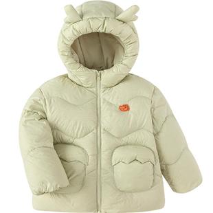 巴拉巴拉儿童羽绒服女童宝宝厚款保暖冬装男童上衣2025新外套上衣