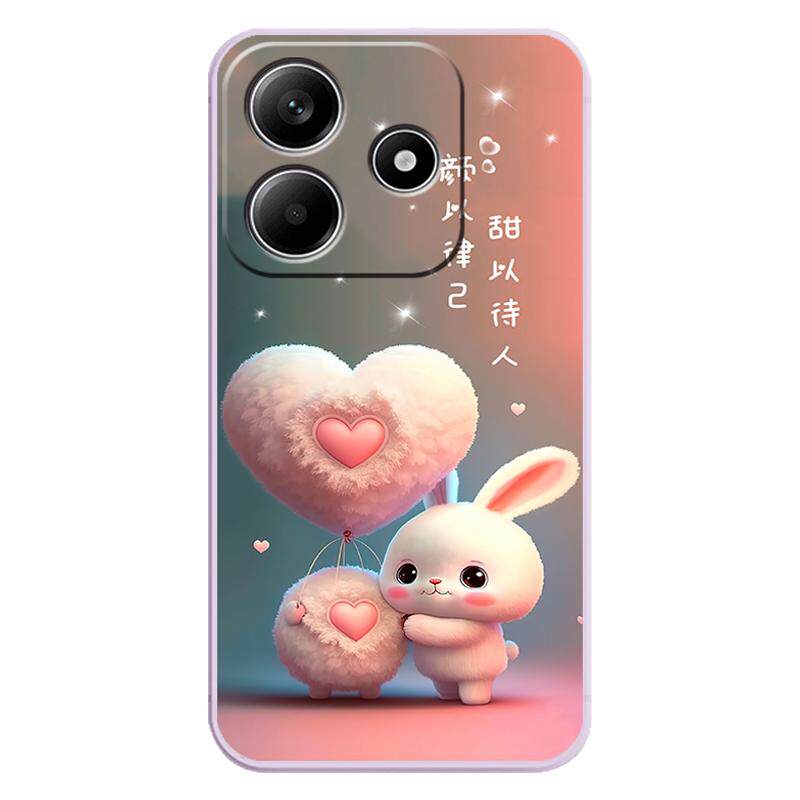 小米redmi红米note14手机壳24094RAD4C保护套5G硅胶软壳redminote14男女全包防摔个性可爱卡通新款高级感兔子