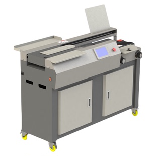 力晴胶装机A3全自动书本标书文件书籍凭证无线装订机热熔胶粒大型柜式电动办公合同档案图文a4带侧胶制本机