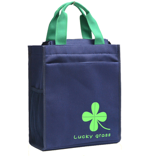 小学生手提袋水彩笔收纳袋儿童帆布包幼儿园衣服小书包结实耐用A4