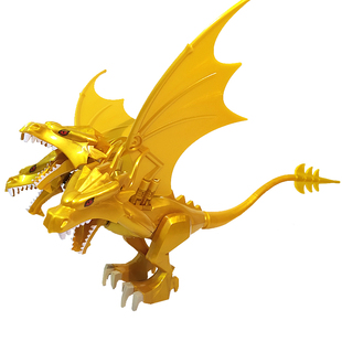 哥斯拉大战金刚毒液黑猩猩王者基多拉兽拼插中国积木手办儿童玩具