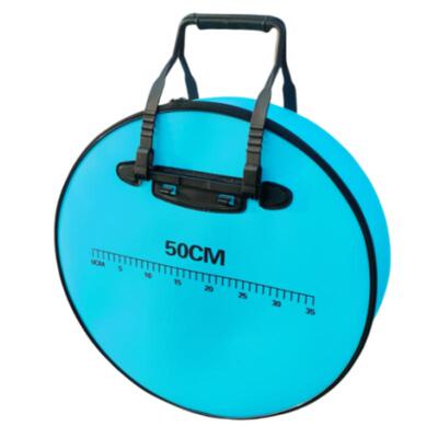 大翘嘴加厚防水鱼护包圆形渔具包渔户手提袋多功能防臭鱼护收纳包