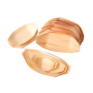 南屋木皮小船盘饰一次性纸船寿司船刺身摩天轮烤肉船日料刺身餐具