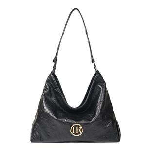 HR赫莲娜女包2026春节送礼腋下托特包褶皱大容量通勤单肩斜挎软包