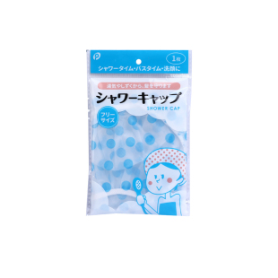 日本进口防水浴帽耐用洗澡帽松紧淋浴帽沐浴帽家用厨房防油烟头套