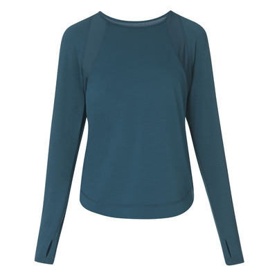 SweatyBetty轻柔弹力圆领长袖