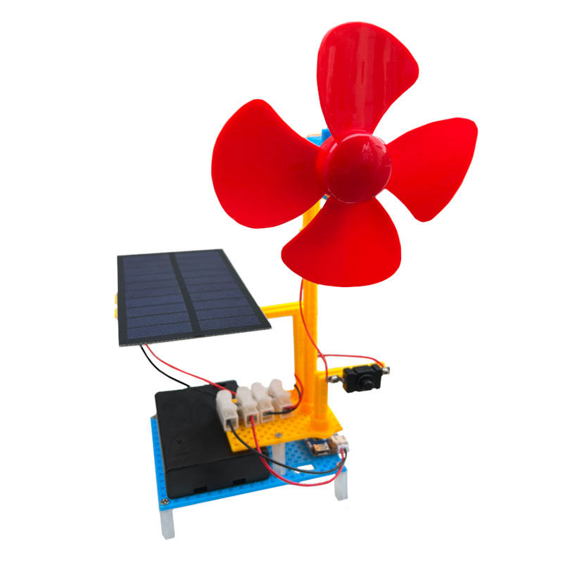 零度水太阳能蓄电台扇科学实验儿童夏天科技手工小制作物理材料包