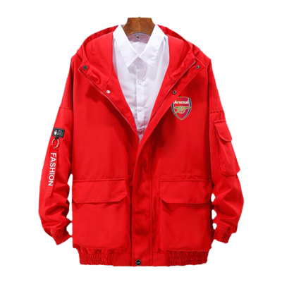 阿森纳队英超枪手足球拼接夹克