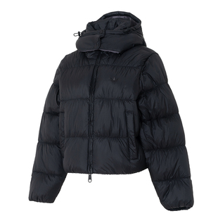 Adidas阿迪达斯羽绒服女三叶草25新款蓬松保暖外套KG4904/KG4905