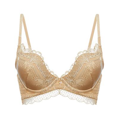 兰卡文厚杯文胸小胸聚拢