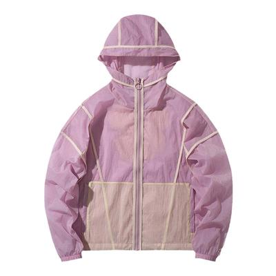 李宁夏新款运动外套梭织帅气开衫连帽宽松运动风衣女AFDQ166