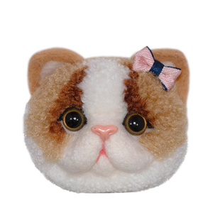 羊毛毡戳戳乐DIY蓬蓬球可爱小猫咪挂件车摆件手工制作礼物材料包