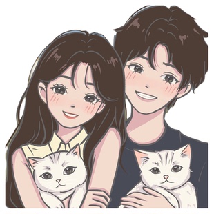 Q版手绘头像定制卡通头像漫画人物绘画情侣卡通形象设计动漫制作