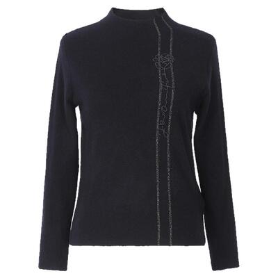 简爱诺休闲简约打底针织衫