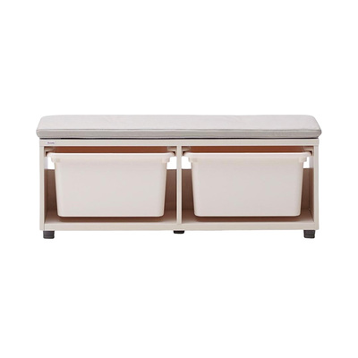 韩国进口收纳柜带坐垫玩具