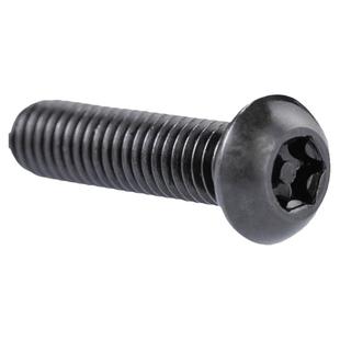 黑色304不锈钢带柱芯盘头梅花螺丝钉圆头防盗螺栓M3M4M5M6M8M10
