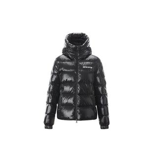 【波兰进口鹅绒】比音勒芬2025冬季新款女士面包服高领连帽羽绒服