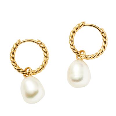 missoma气质珍珠水滴耳饰