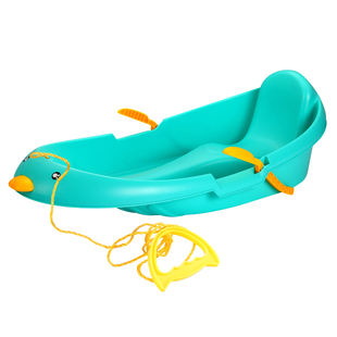 滑雪板儿童单板滑草板滑沙户外冬季玩雪工具雪橇板爬犁东北滑冰车