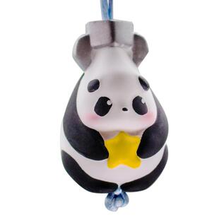 超级幸运抓到熊猫啦原创夹娃娃车挂扩香石香薰石膏挂件衣柜礼物