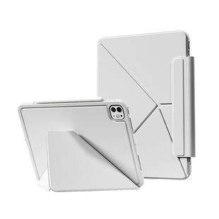 ipadpro保护壳air7磁吸双面夹air65防摔边框苹果iPad11保护套10平板k折旋转支架pro13寸12.9轻薄mini76防弯圈