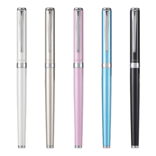 百乐官方旗舰店Pilot日本CAVALIER卡佛里亚珠光钢笔礼盒装女生练字珠光色高颜值金属笔杆送老师新年礼物