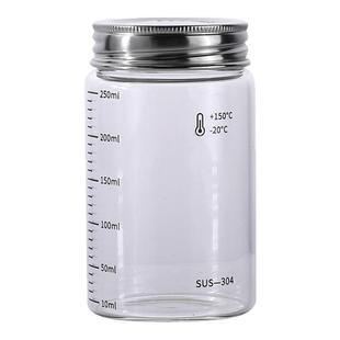 高硼硅玻璃燕窝分装瓶可蒸煮食品级炖盅燕窝专用瓶花胶鱼胶刻度杯