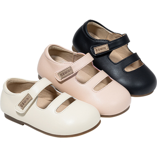 英贝米尼女童皮鞋2026春季新款休闲学院风女宝宝校园礼仪鞋公主鞋