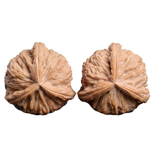 文玩三棱核桃闷白狮子头三道筋正奔核桃异型核桃文玩拼接三棱核桃