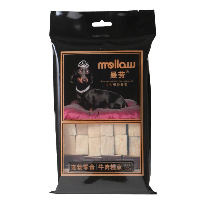 曼劳牛肉糕点400g哈士奇宠物狗