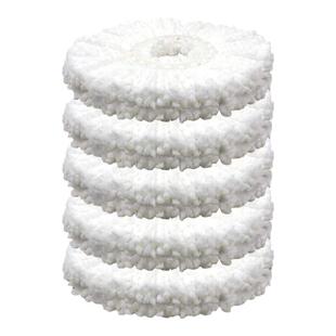 旋转拖把头通用替换头非纯棉特厚加长托把配件圆形墩布头吸水地拖