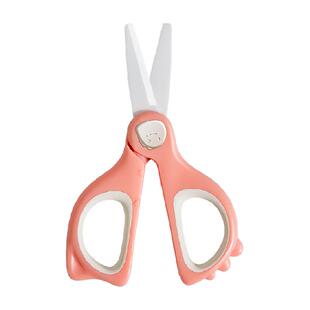 ELLABAILY婴儿辅食剪儿童专用宝宝料理便携剪药可剪肉陶瓷剪刀