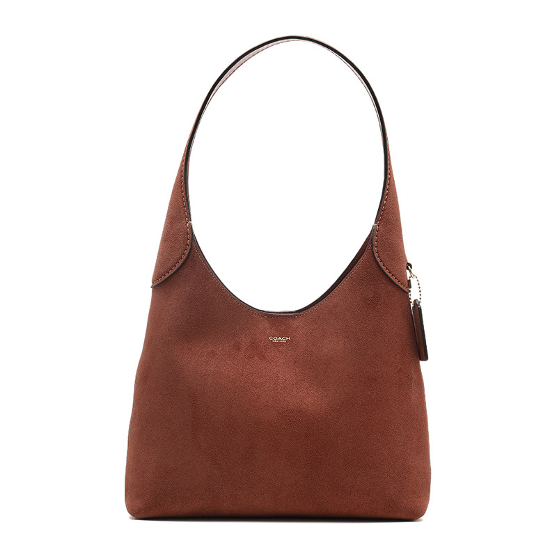 【自营】COACH/蔻驰女包Logo标识小号手提单肩包腋下包HOBO包