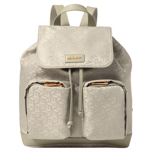 梦特娇女包织物英伦风运动包双肩包印花青年背囊电脑包旅行背包