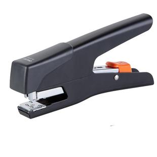 得力0329省力手握式订书机办公用品家用12号外卖打包中号顶丁定书器多功能标准型快递用家用装钉书机0346