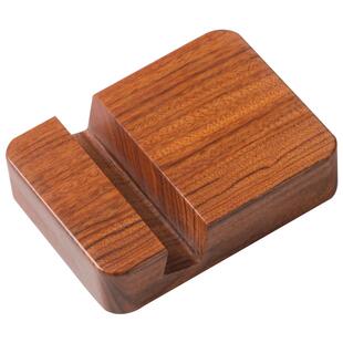 定制刻字实木手机座桌面摆件创意商务礼品企业年会学校活动纪念品