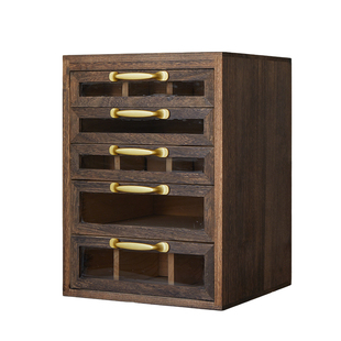 牙科柜茶具柜文玩收纳柜落地边柜茶叶柜茶杯放置可移动首饰柜实木