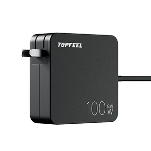 极夜/TOPFEEL 100W氮化镓电源适配器充电器DC 5525口