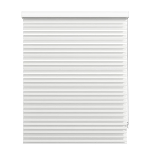 香格里拉窗帘电动百叶免打孔全遮光卷帘卧室卫生间遮阳升降柔纱帘