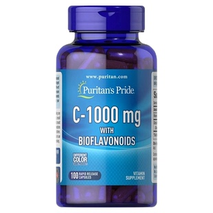 Puritan's Pride普丽普莱玫瑰果维生素C-1000mg胶襄含生物类黄酮