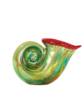 琉璃现代轻奢玄关客厅样板房摆件