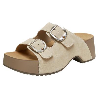 TATA他她拖鞋2026夏季厚底勃肯鞋百搭凉鞋足弓休闲女鞋CML03BT6