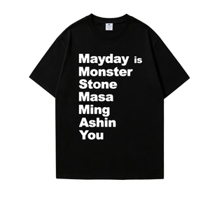 五月天阿信台北演唱会同款周边MAYDAY IS短袖T恤BAD ok啦应援衣服