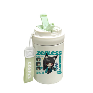 绝区零周边水杯星见雅艾莲乔简杜耀嘉音朱鸢莱卡恩比利双饮保温杯