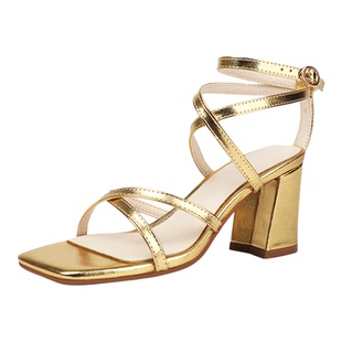 外贸41到46特大码女鞋42高跟凉鞋子43粗跟露趾女式鞋宽胖脚44 45Q