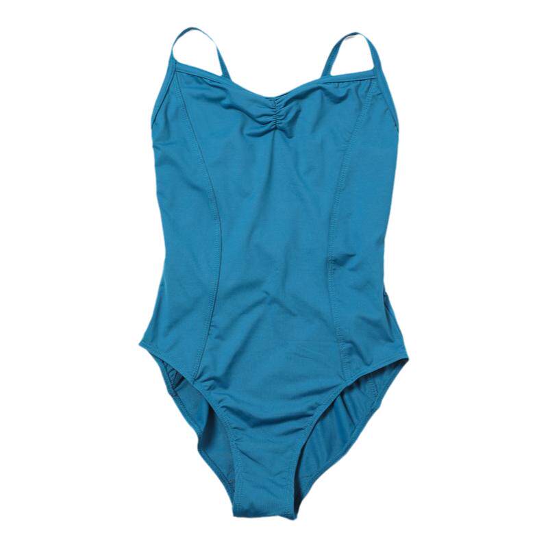 Sansha三沙芭蕾舞服速干吊带连体服小艺考基训高胯练功服少女考级