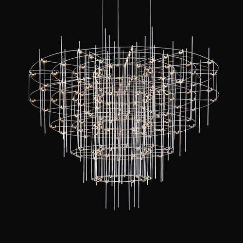 萤火虫吊灯客厅餐厅轻奢灯饰网红创意别墅大厅满天星设计师展厅灯