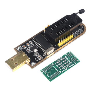 土豪金CH341A/B编程器USB主板路由BIOS/FLASH/24/25烧录器 烧写